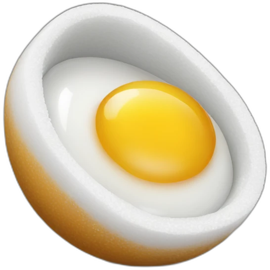 Sugar viewing egg emoji