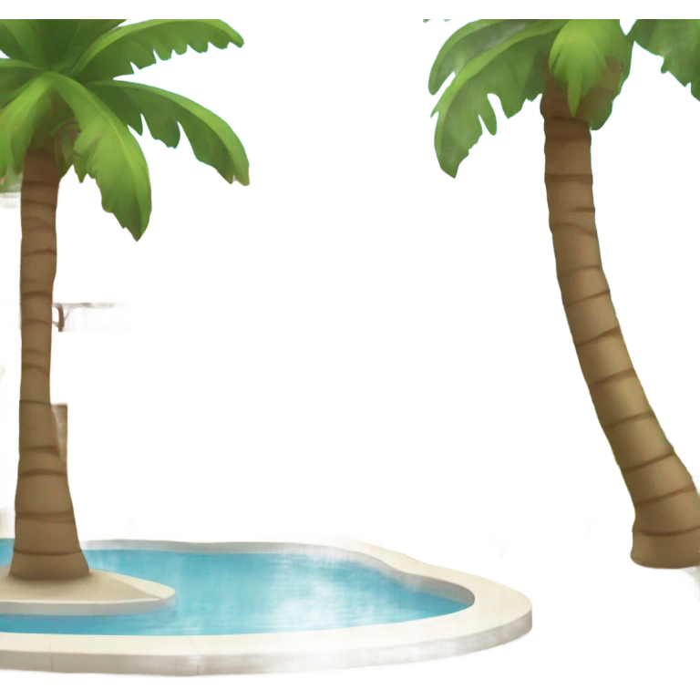 Resort emoji. emoji