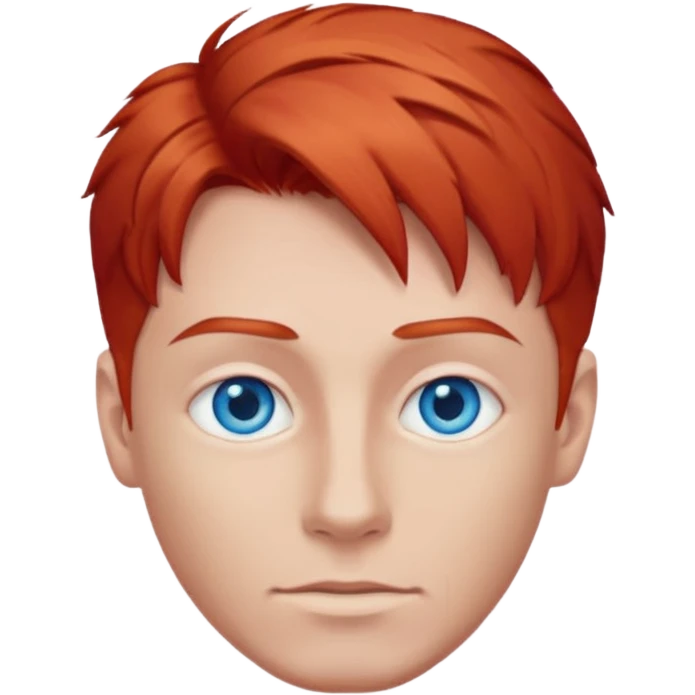 Fisher red hair man emoji