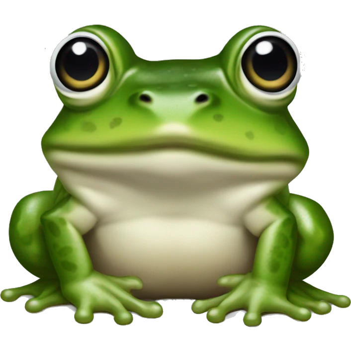 norteamericano bull frog emoji
