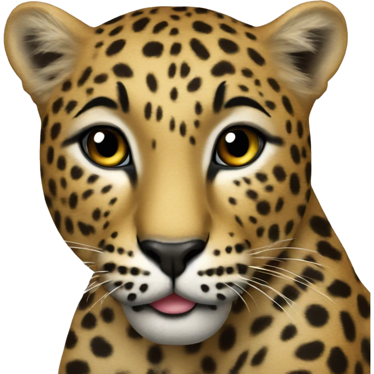 leopard heart emoji