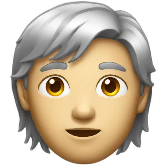 metallic person emoji
