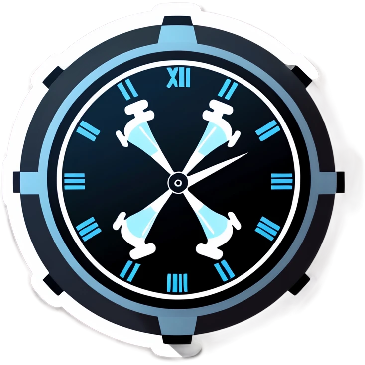 A chess clock emoji