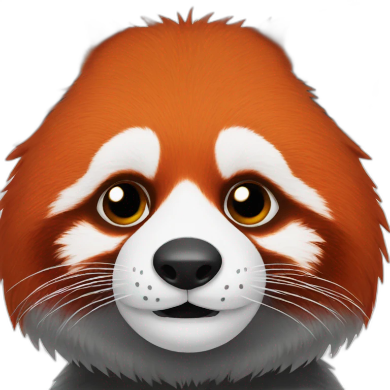 red-panda-with-gray-fur emoji