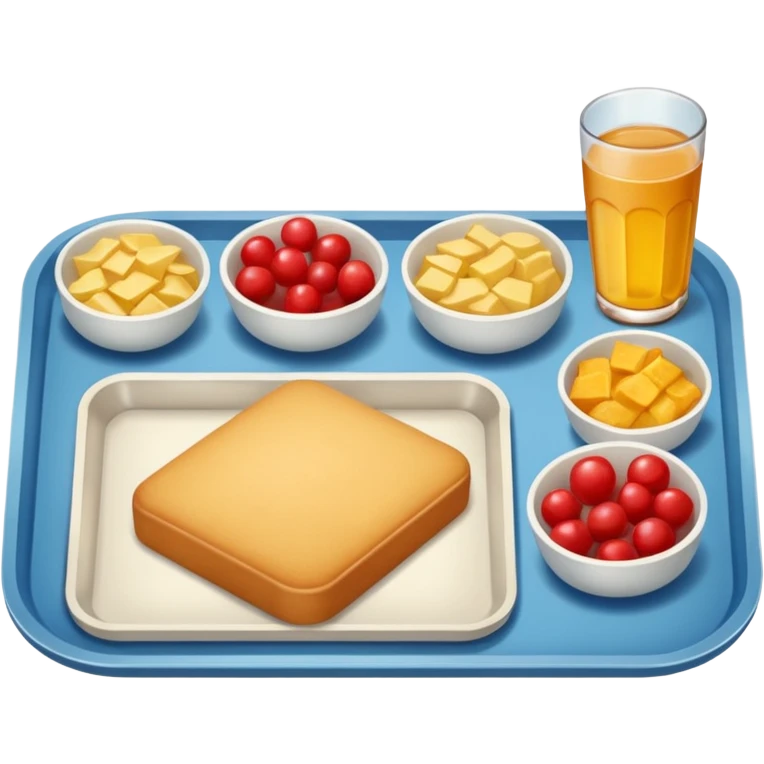 rectangle tray meal emoji
