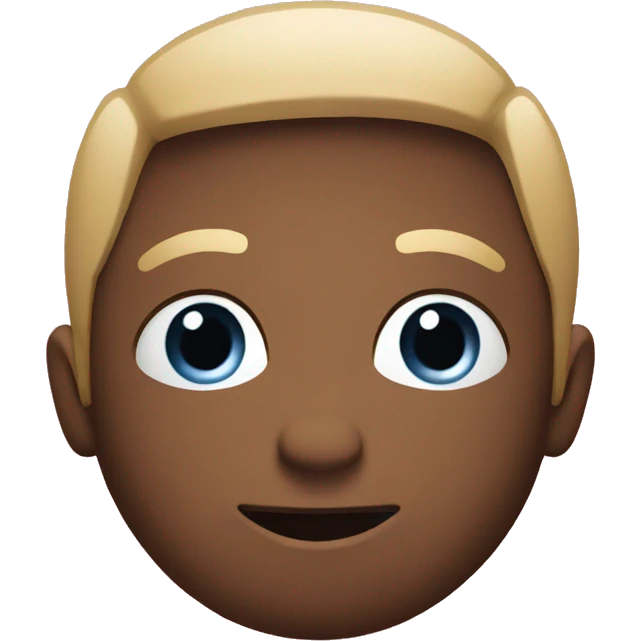 Blushing emoji