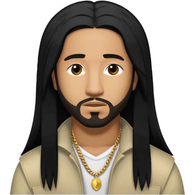 Omarion r&b singer with long black hair emoji