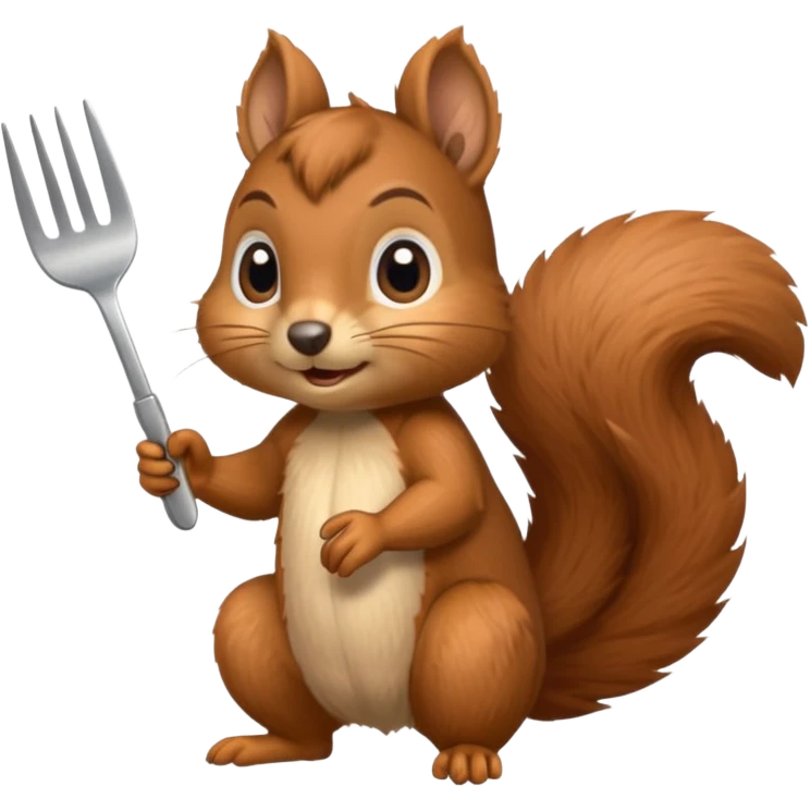 squirrel at a restaurant emoji