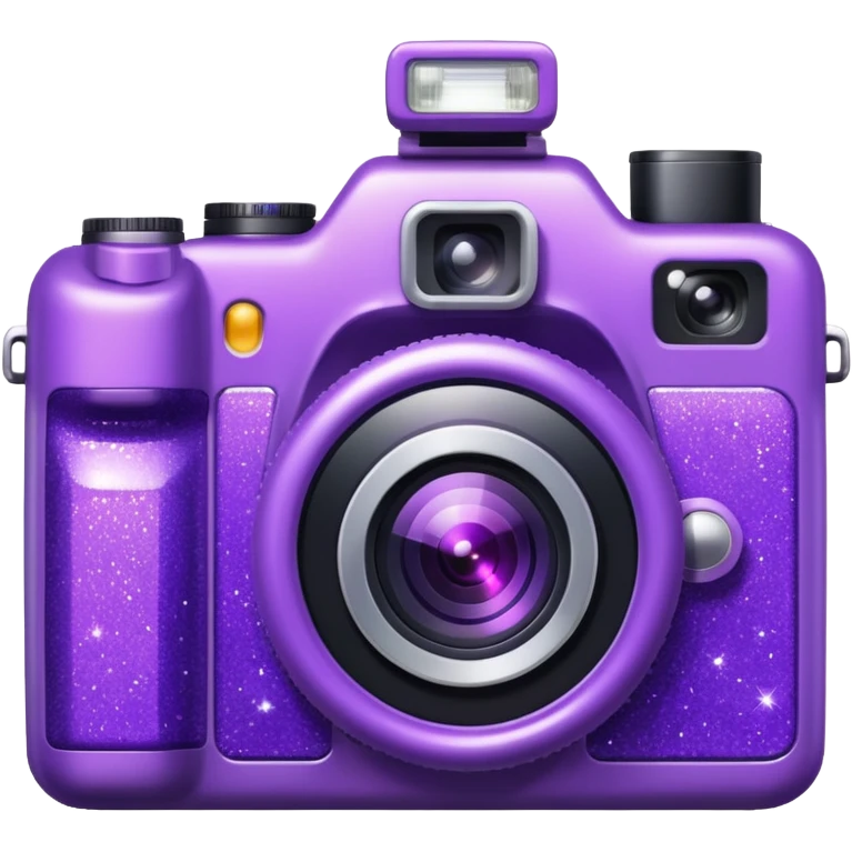 Glitter Camera Purple emoji