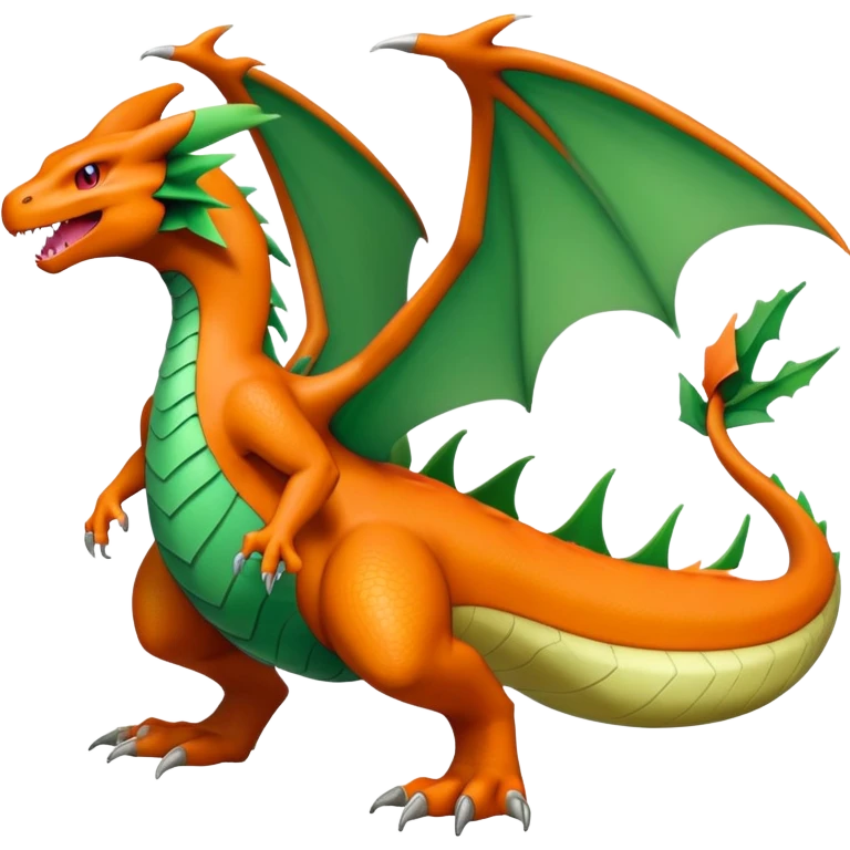 Charizard-Flygon-Fakémon-hybrid-creature (full body)  emoji