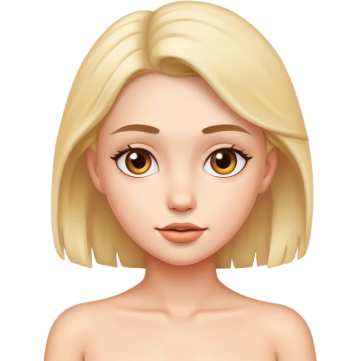 naked beautiful girl emoji