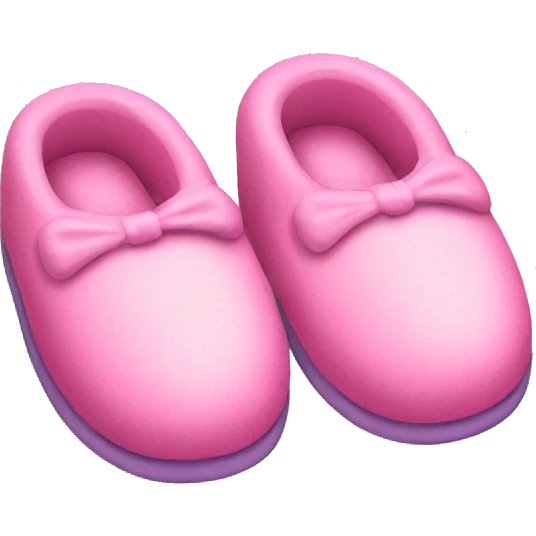 Pink slippers emoji