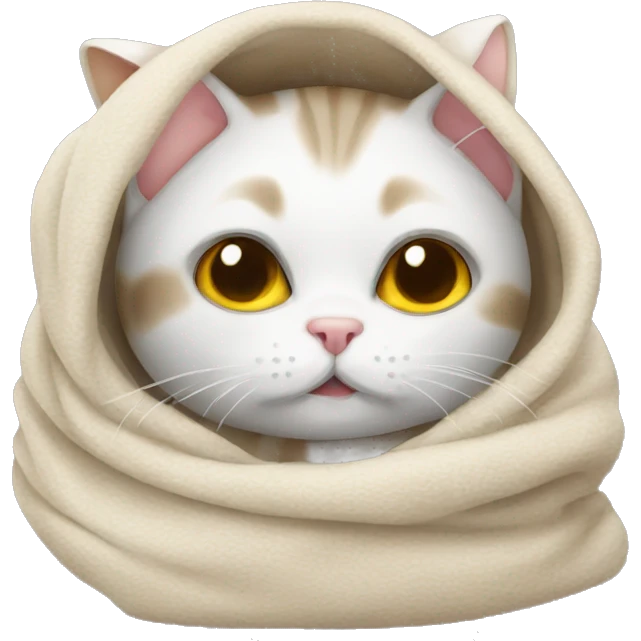 Cat in a Blanket  emoji