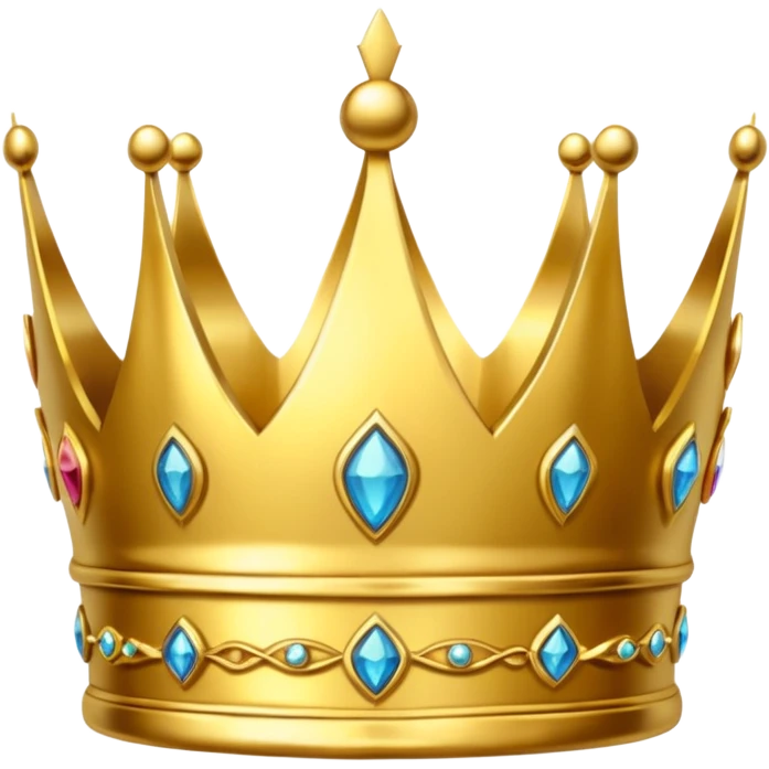ornate gold crown emoji