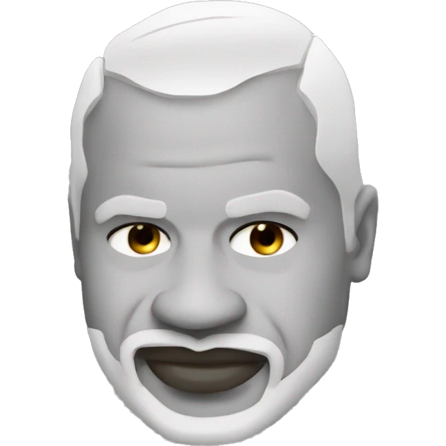 Shaq o neal avec une tete de poule emoji