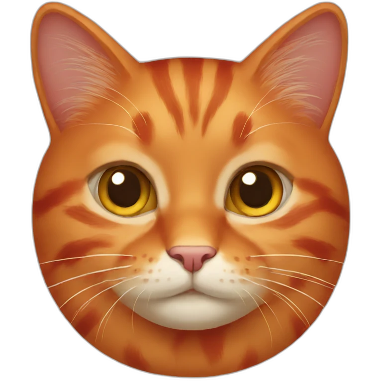 red cat emoji