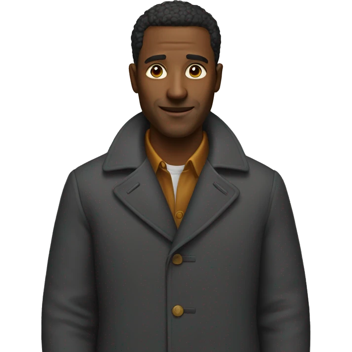man in a coat emoji
