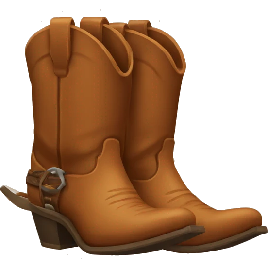 Cowboy boots emoji