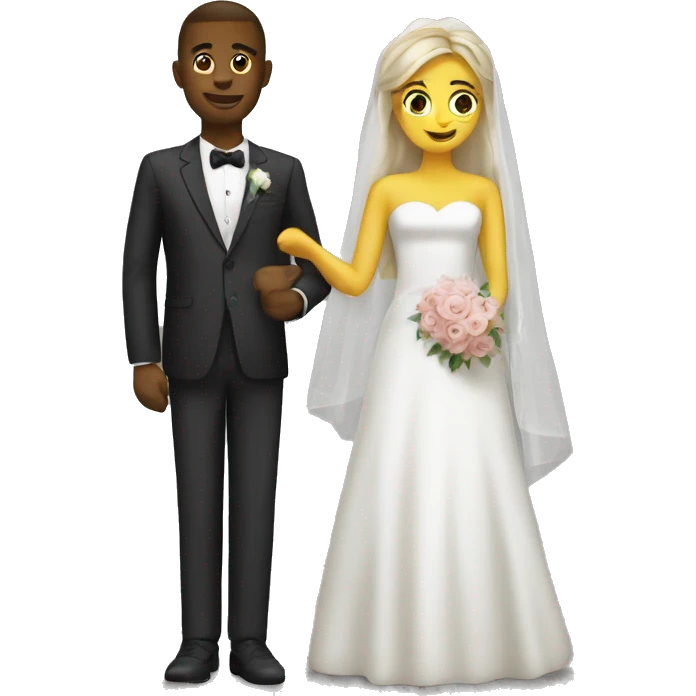 date with wedding emoji
