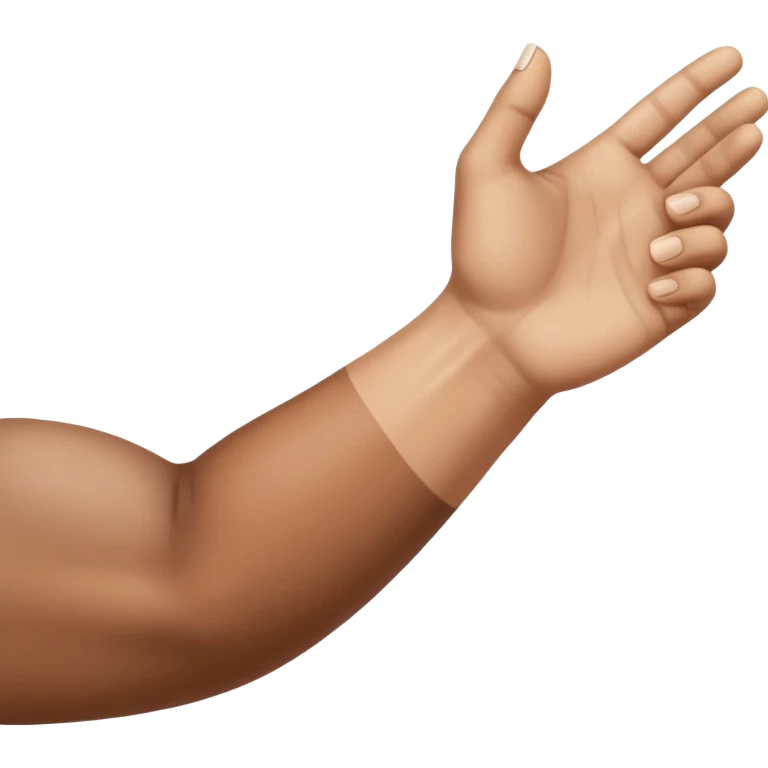 بازوی دو رنگ emoji