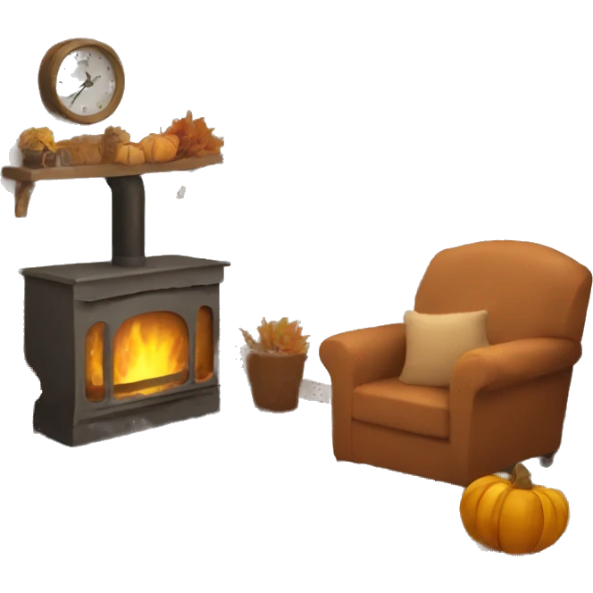 Cozy autumn day  emoji
