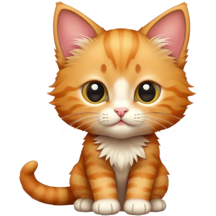 Ginger tabby kitten emoji