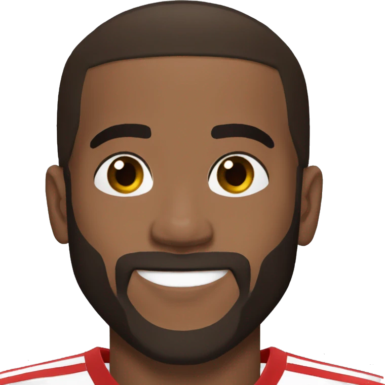 Alexandre Lacazette entrain de célébrer emoji