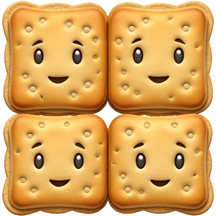 un crackers aux graines emoji