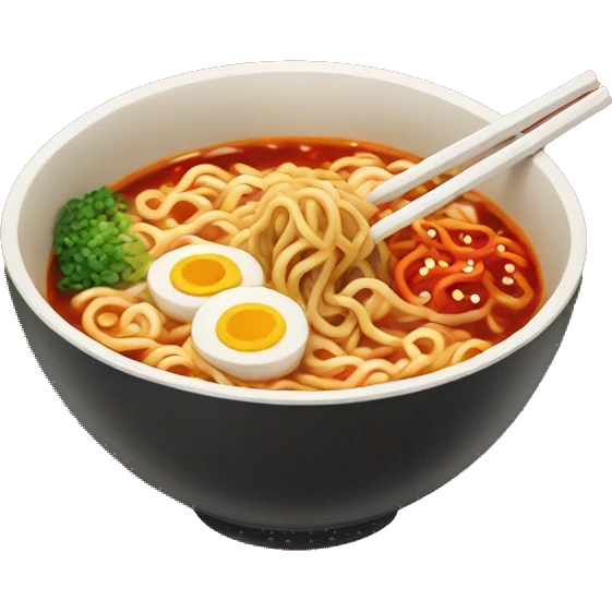 Spicy ramen emoji