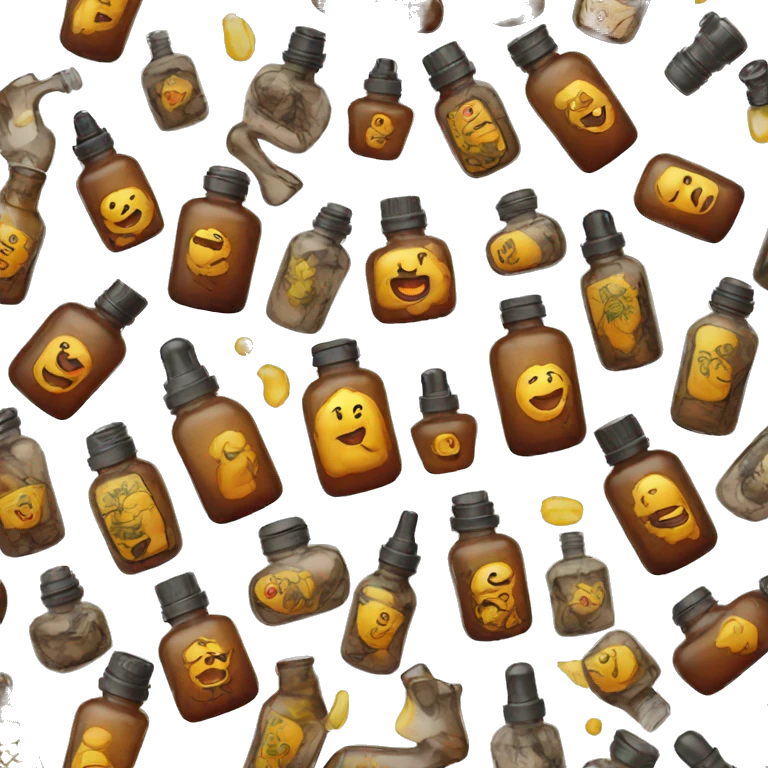 Tattoo ink in bottles  emoji