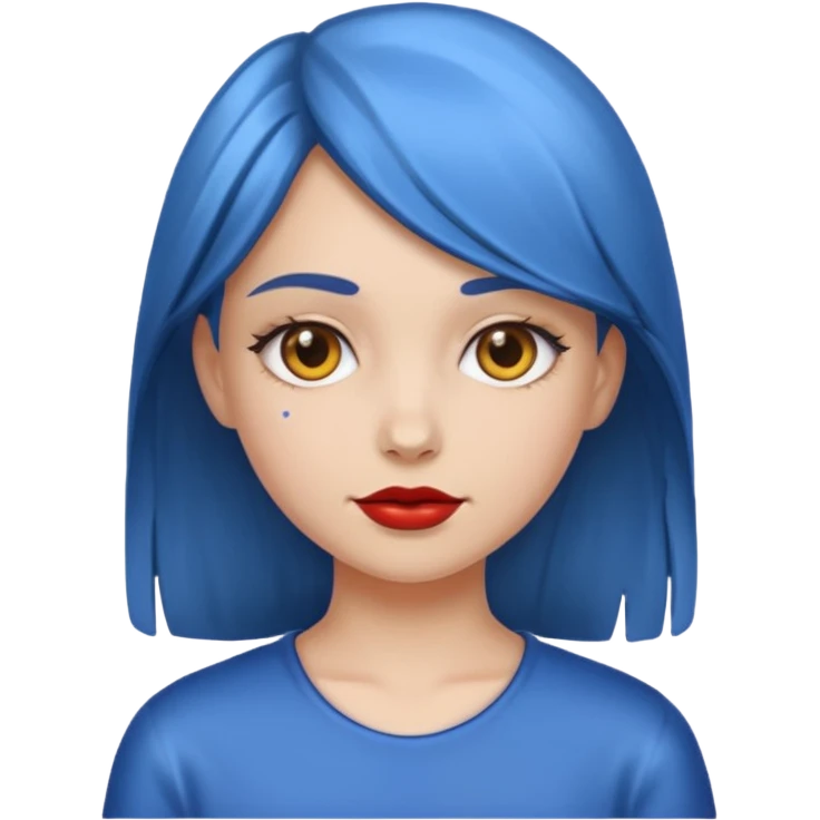 metal painted girl emoji