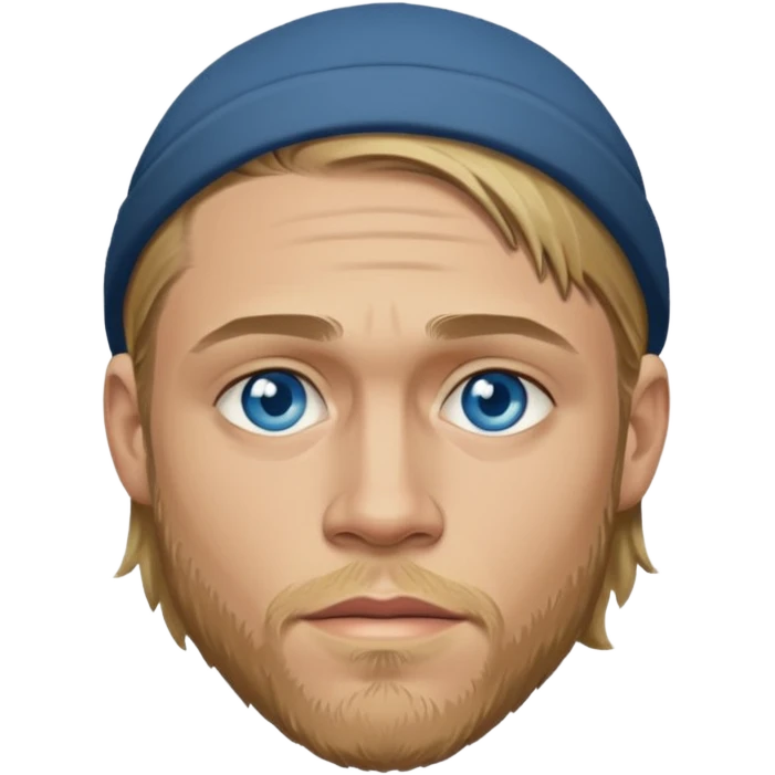 Charlie Hunnam with blue eyes emoji