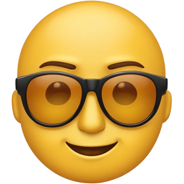 arrogant emoji wearing dark sunglasses emoji