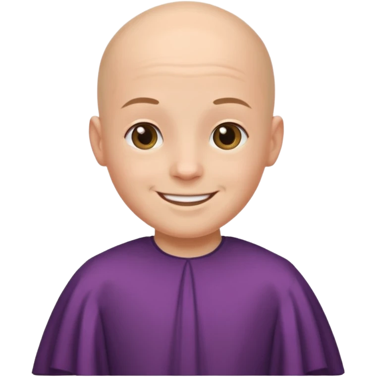 Bald boy in nice dress emoji