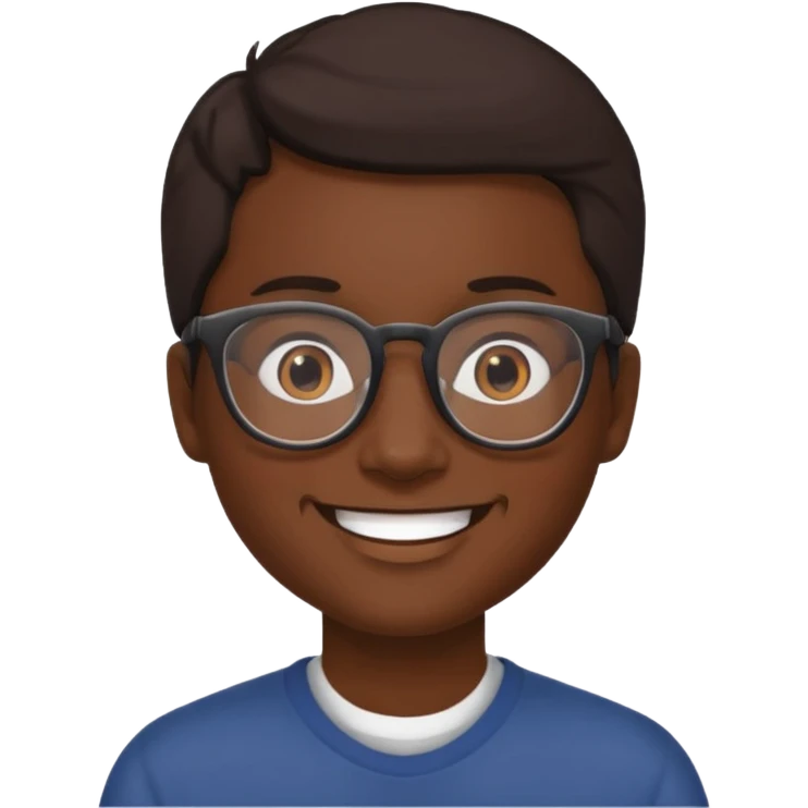 🤓☝🏿 emoji