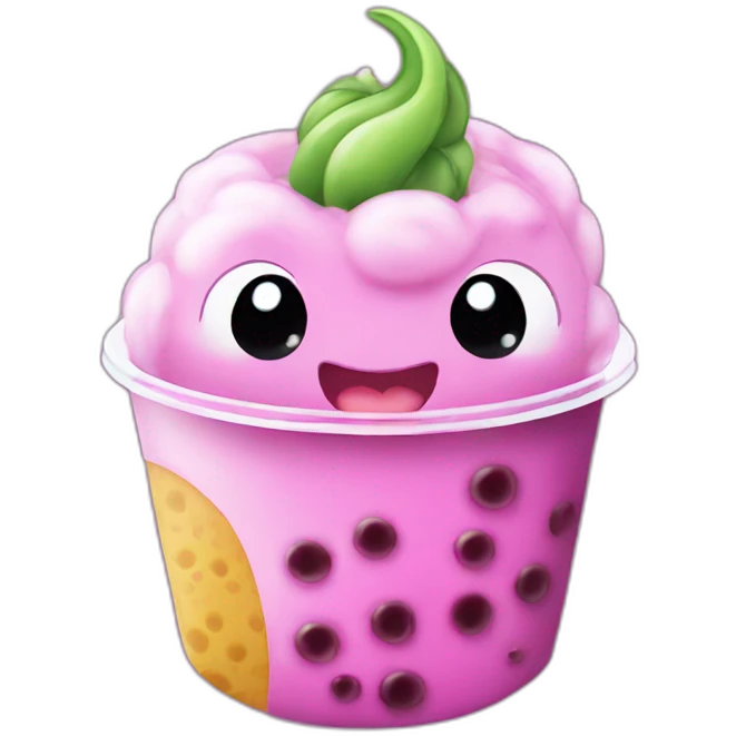 dragon bubble tea emoji