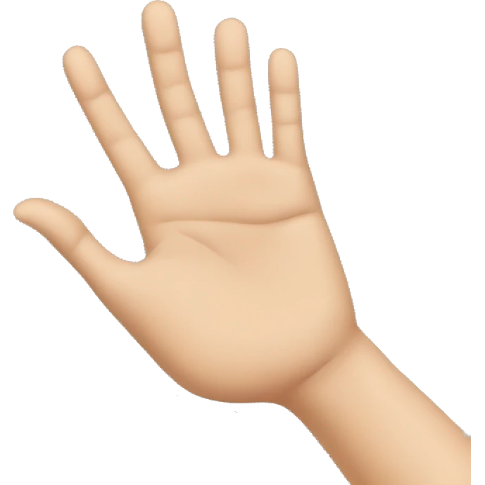 hand in L shape emoji