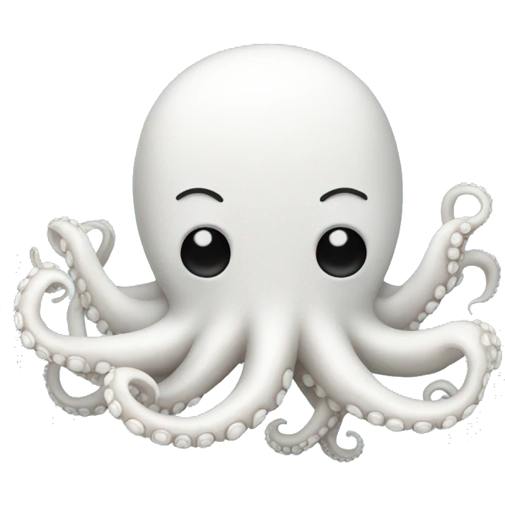 White octopus  emoji
