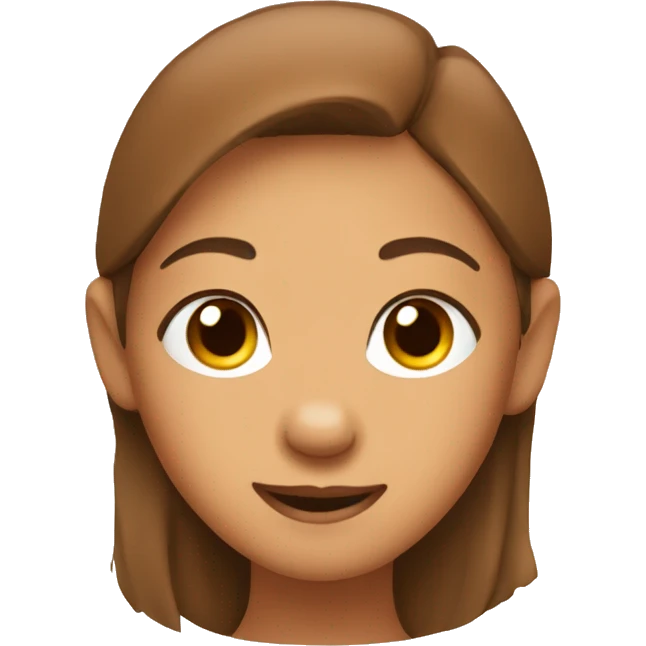 Create emoji a girl with capibara face with happy eyes  emoji