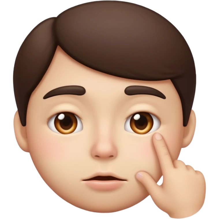 Someone holding back the “f” sound to the point their cheeks are puffy emoji