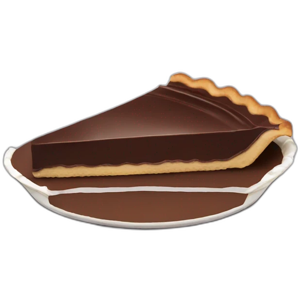 Chocolate pie emoji