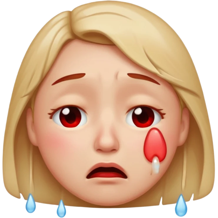 A very very very very loudly crying rolling on the floor face emoji