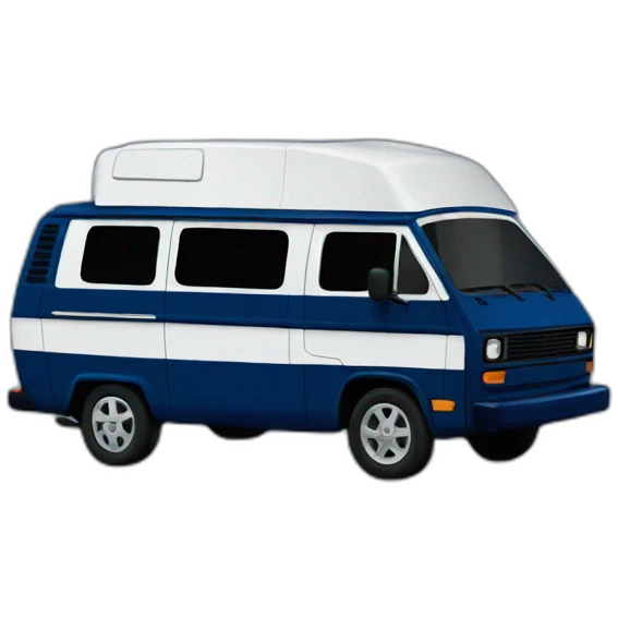 navy westfalia campervan emoji