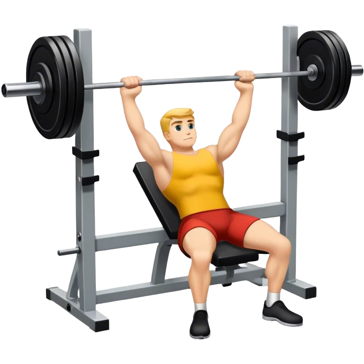 close-grip flat-benchpress emoji