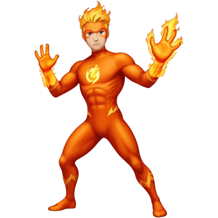 Marvel human torch  emoji