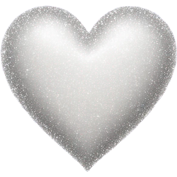 White sparkly heart emoji