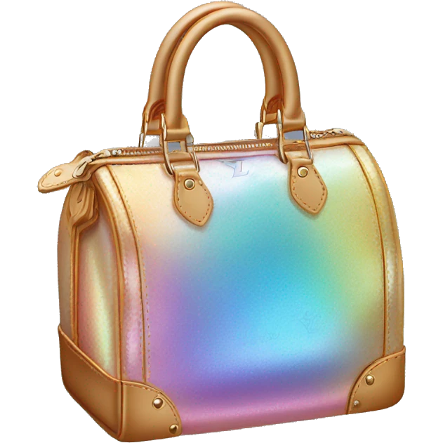 Iridescent Louis Vuitton bag emoji