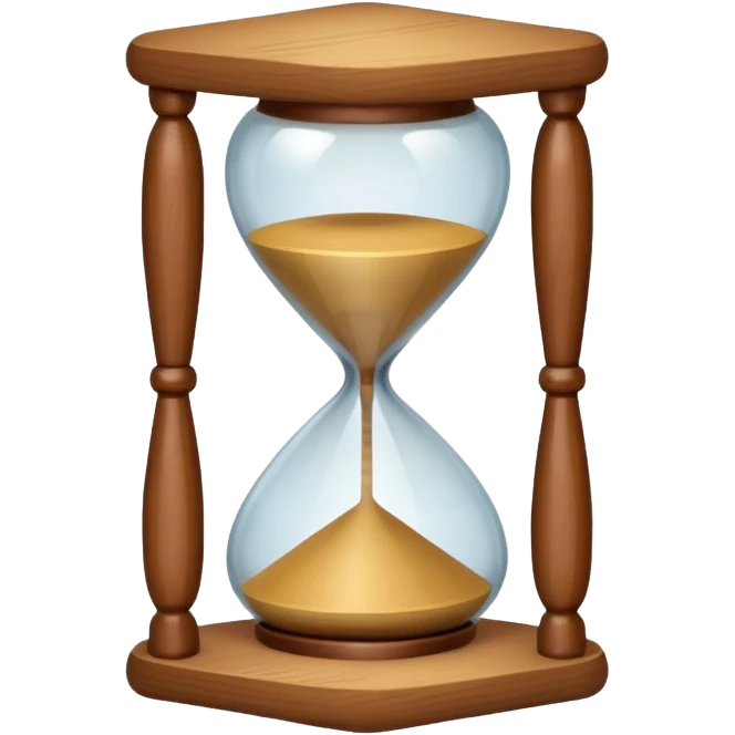 Small hourglass- shaped drum emoji