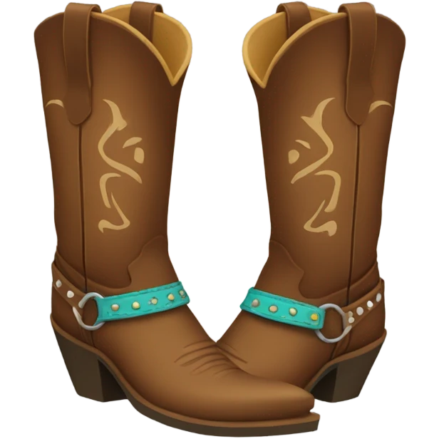 Cowgirl boots emoji
