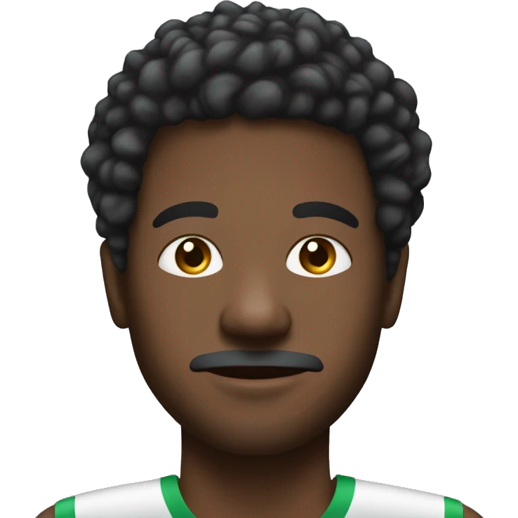 Create my profile image, I am black south african with little afro hair, male 30 years old emoji